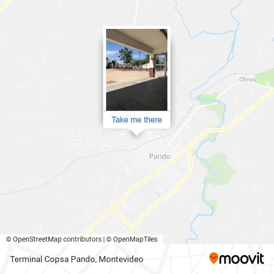 Mapa de Terminal Copsa Pando