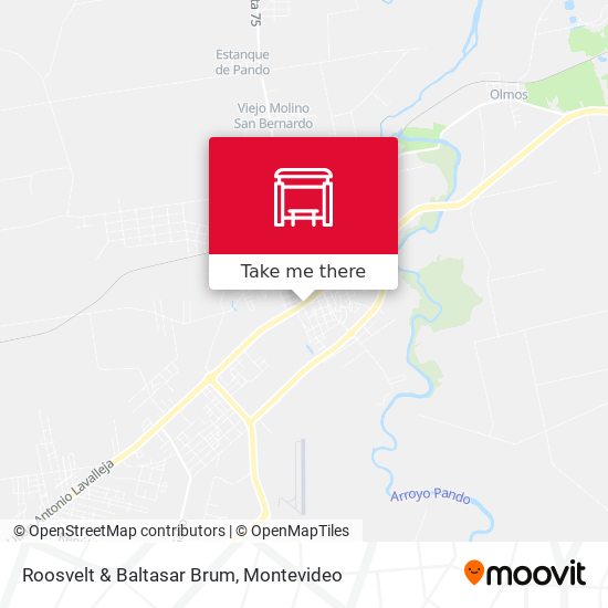 Roosvelt & Baltasar Brum map