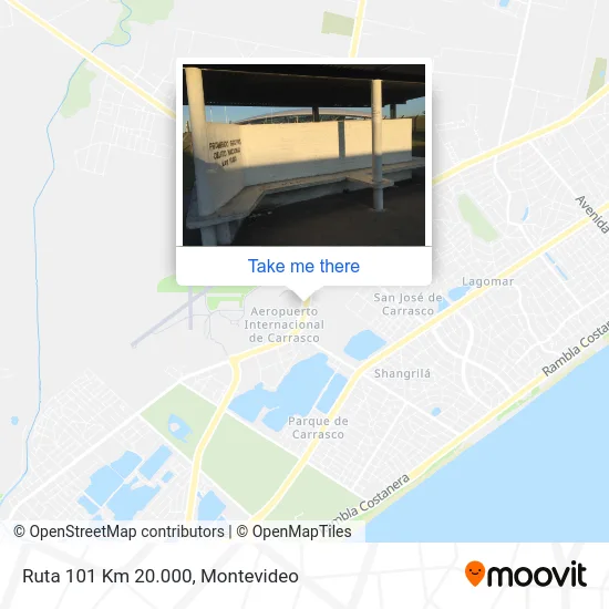 Ruta 101 Km 20.000 map