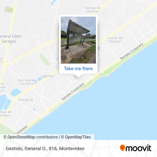 Gestido, General O., 816 map