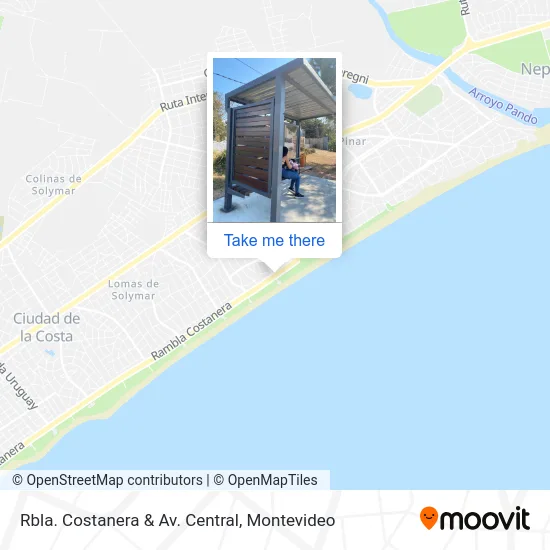 Rbla. Costanera & Av. Central map