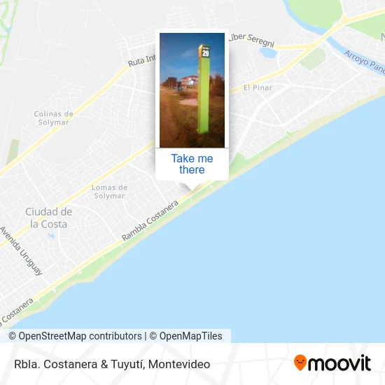 Rbla. Costanera & Tuyutí map