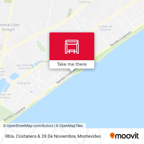 Rbla. Costanera & 28 De Noviembre map