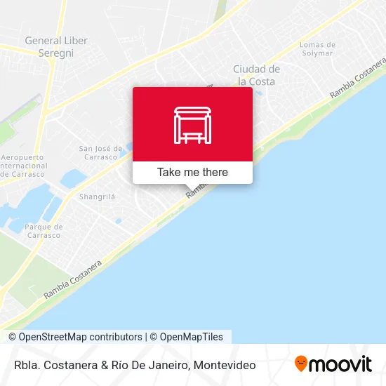 Rbla. Costanera & Río De Janeiro map