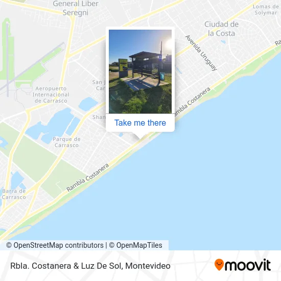 Rbla. Costanera & Luz De Sol map