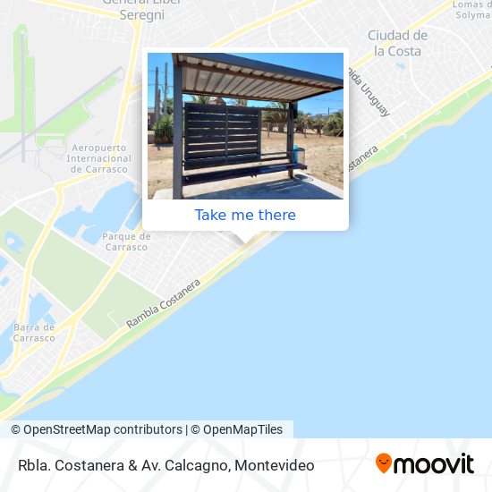 Rbla. Costanera & Av. Calcagno map