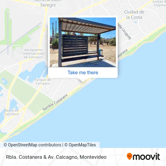 Rbla. Costanera & Av. Calcagno map