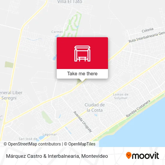 Mapa de Márquez Castro & Interbalnearia
