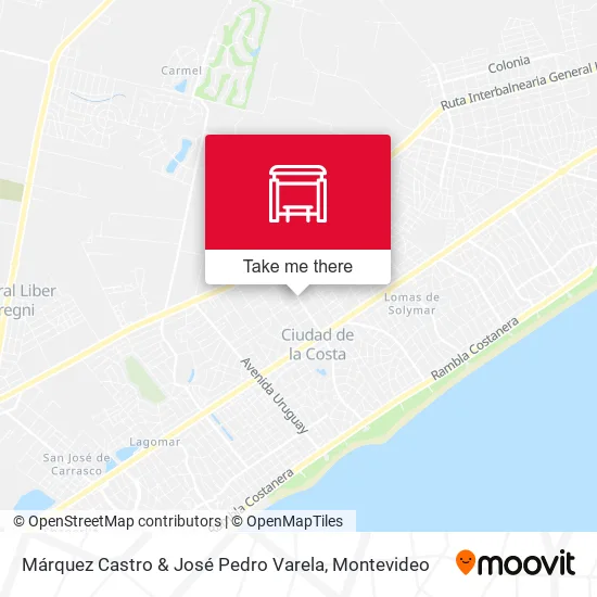 Mapa de Márquez Castro & José Pedro Varela