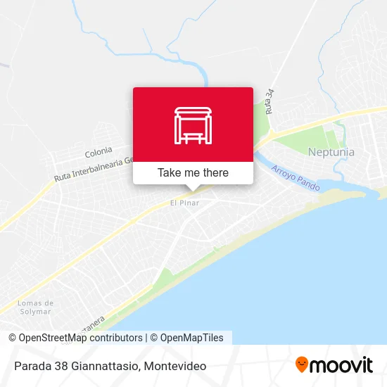 Parada 38 Giannattasio map