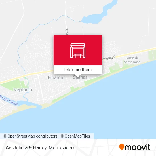 Av. Julieta & Handy map