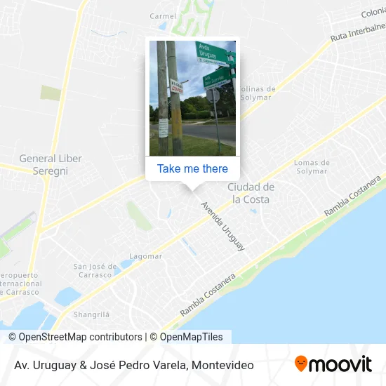 Av. Uruguay & José Pedro Varela map