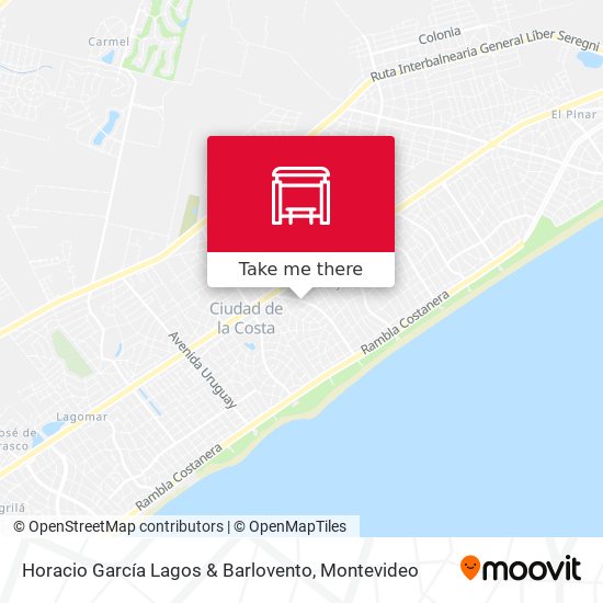 Horacio García Lagos & Barlovento map