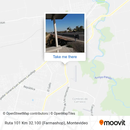 Ruta 101 Km 32.100 (Farmashop) map