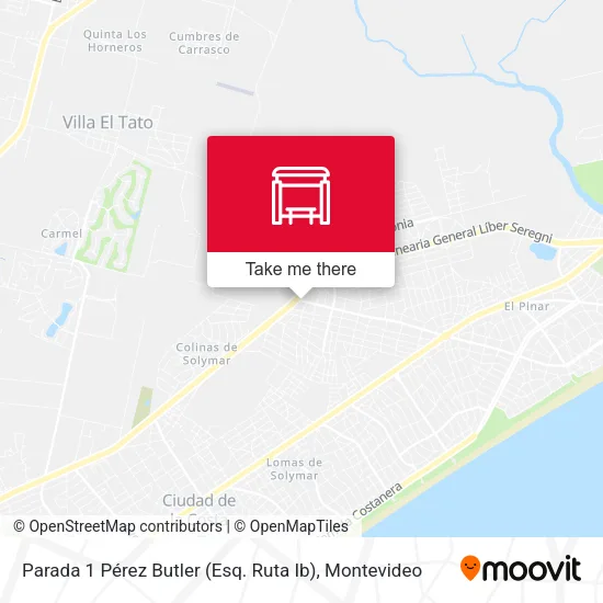 Parada 1 Pérez Butler (Esq. Ruta Ib) map