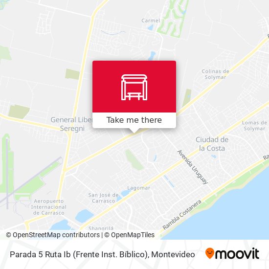 Parada 5 Ruta Ib (Frente Inst. Bíblico) map