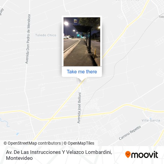 Av. De Las Instrucciones Y Velazco Lombardini map