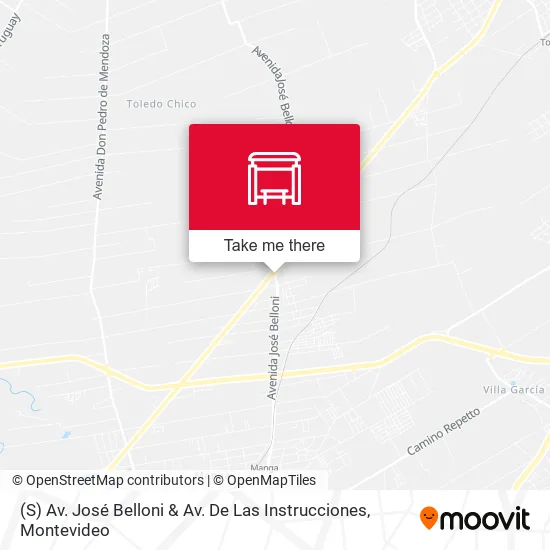Mapa de (S) Av. José Belloni & Av. De Las Instrucciones
