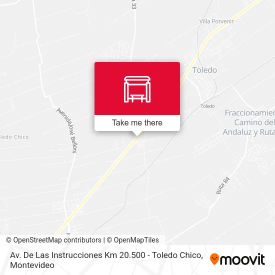 Mapa de Av. De Las Instrucciones Km 20.500 - Toledo Chico