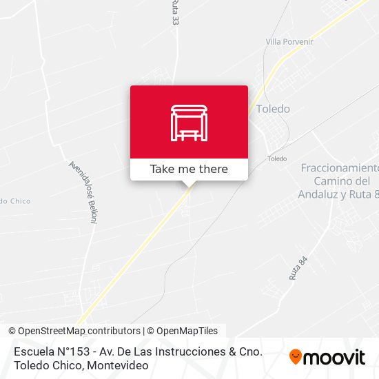 Escuela N°153 - Av. De Las Instrucciones & Cno. Toledo Chico map