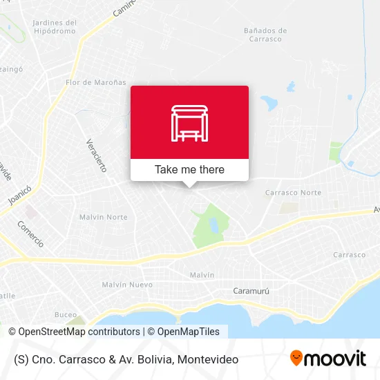 Mapa de (S) Cno. Carrasco & Av. Bolivia