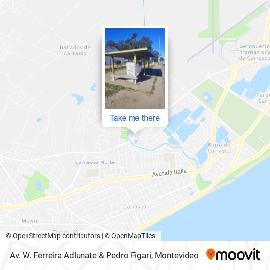 Av. W. Ferreira Adlunate & Pedro Figari map