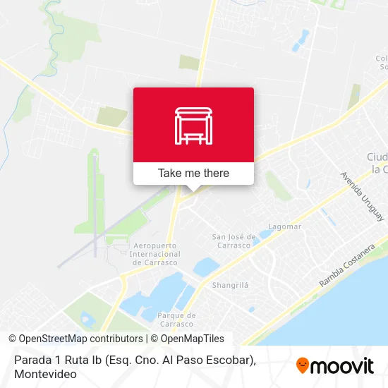 Parada 1 Ruta Ib (Esq. Cno. Al Paso Escobar) map