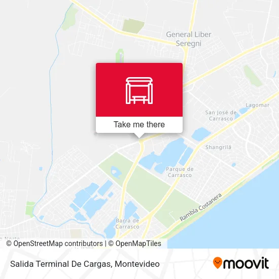 Salida Terminal De Cargas map