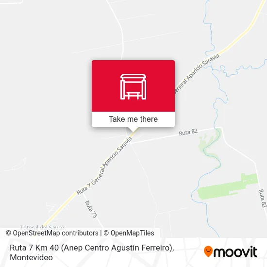 Ruta 7 Km 40 (Anep Centro Agustín Ferreiro) map