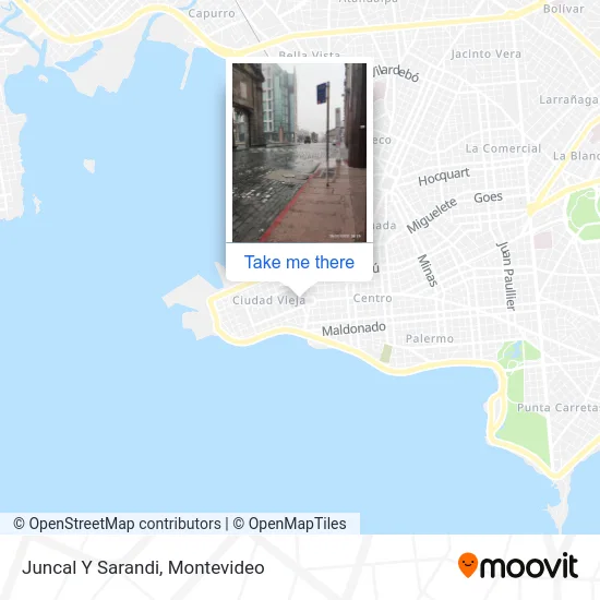 Juncal Y Sarandi map