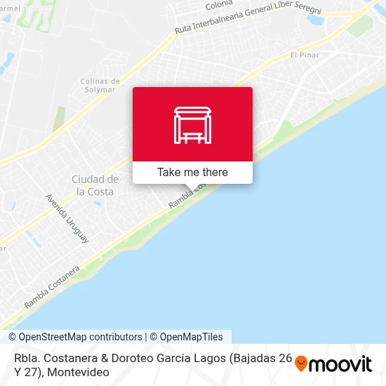 Rbla. Costanera & Doroteo García Lagos (Bajadas 26 Y 27) map