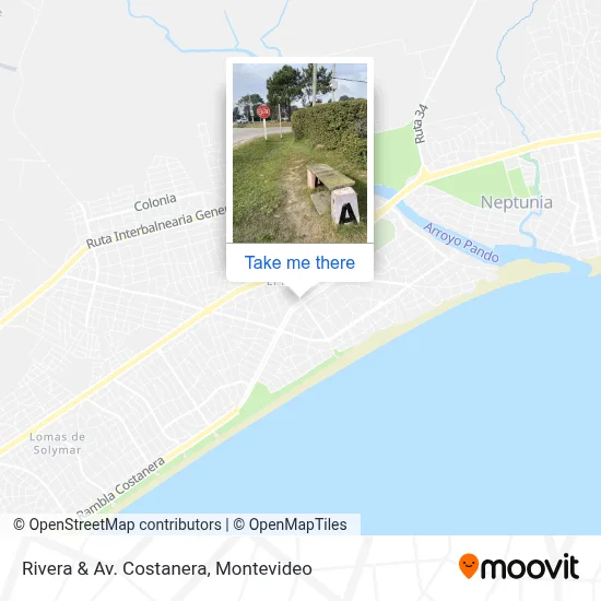 Rivera & Av. Costanera map