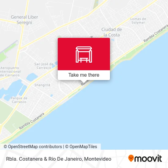 Rbla. Costanera & Río De Janeiro map