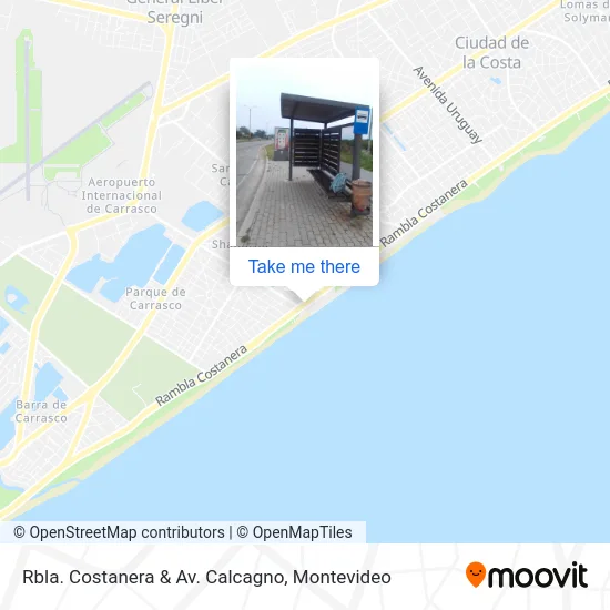 Rbla. Costanera & Av. Calcagno map