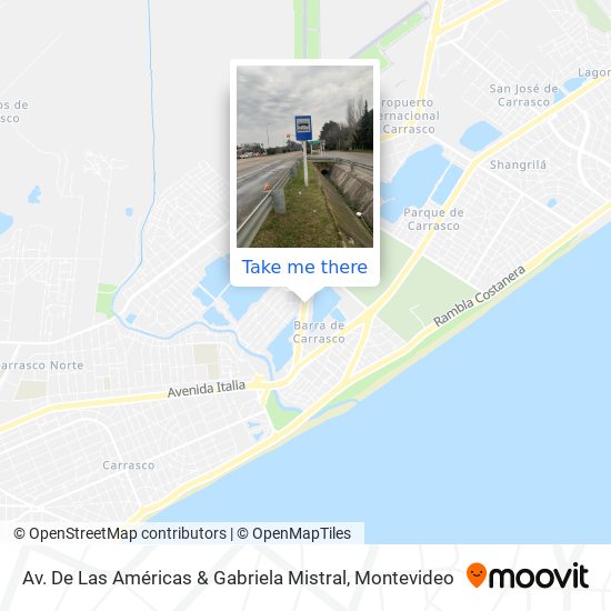 Av. De Las Américas & Gabriela Mistral map