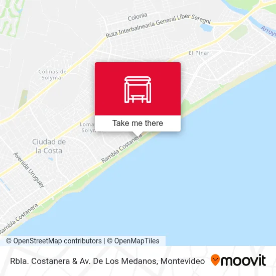 Rbla. Costanera & Av. De Los Medanos map