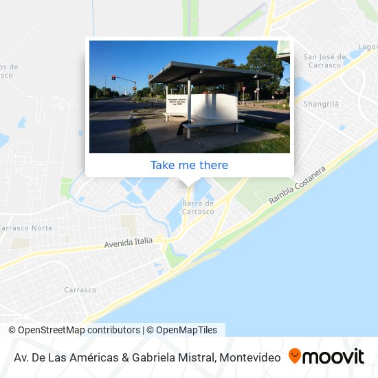 Av. De Las Américas & Gabriela Mistral map