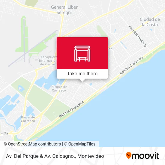 Mapa de Av. Del Parque & Av. Calcagno.