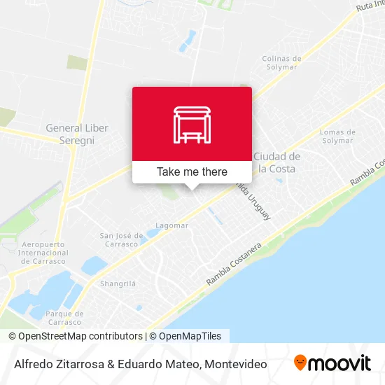 Alfredo Zitarrosa & Eduardo Mateo map