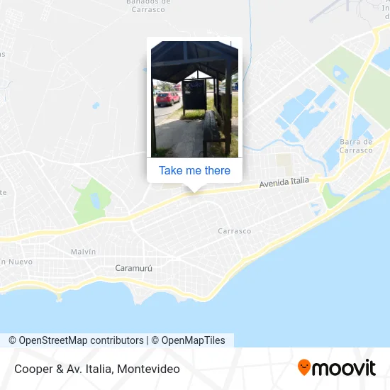 Cooper & Av. Italia map