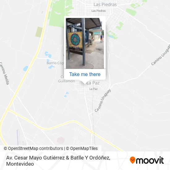 Mapa de Av. Cesar Mayo Gutiérrez & Batlle Y Ordóñez