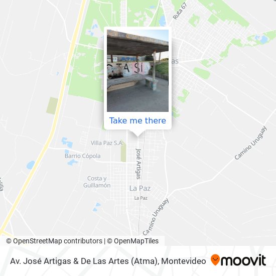 Av. José Artigas & De Las Artes (Atma) map