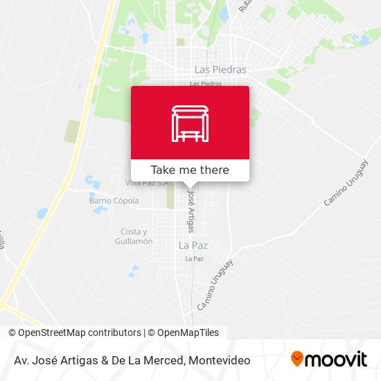 Av. José Artigas & De La Merced map