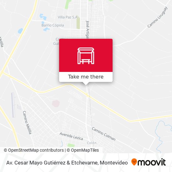 Av. Cesar Mayo Gutiérrez & Etchevarne map