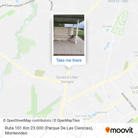 Ruta 101 Km 23.000 (Parque De Las Ciencias) map