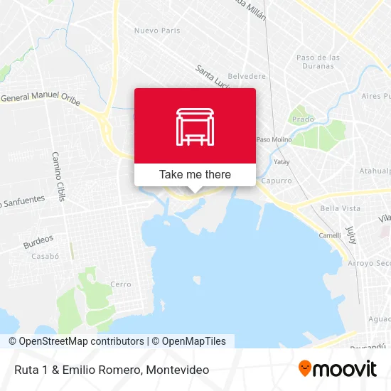 Mapa de Ruta 1 & Emilio Romero