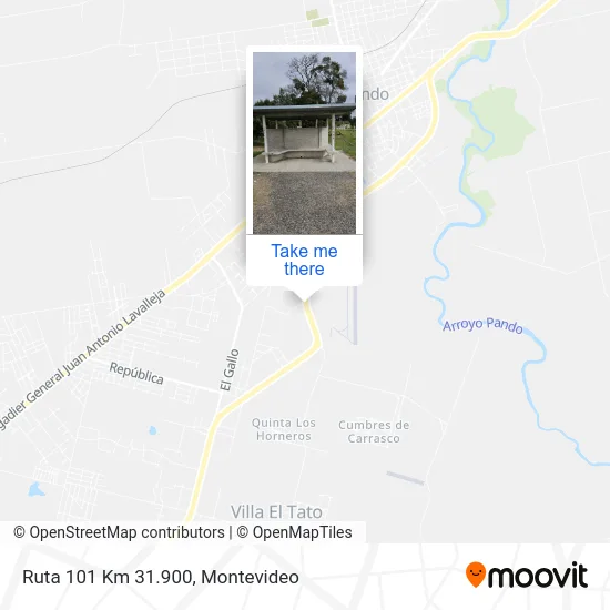 Ruta 101 Km 31.900 map