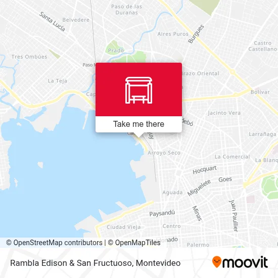 Rambla Edison & San Fructuoso map