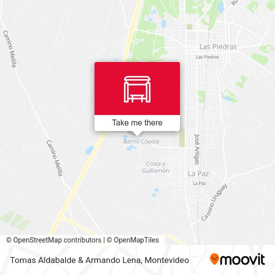 Mapa de Tomas Aldabalde & Armando Lena