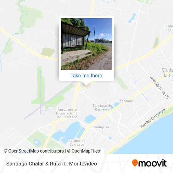 Santiago Chalar & Ruta Ib map